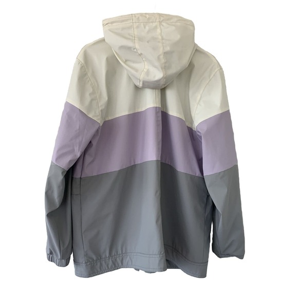 Original Weatherproof Vintage Women's Hooded Windbreaker Jacket Size Large Read - Picture 2 of 5